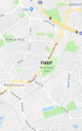 FOBP Wednesbury map